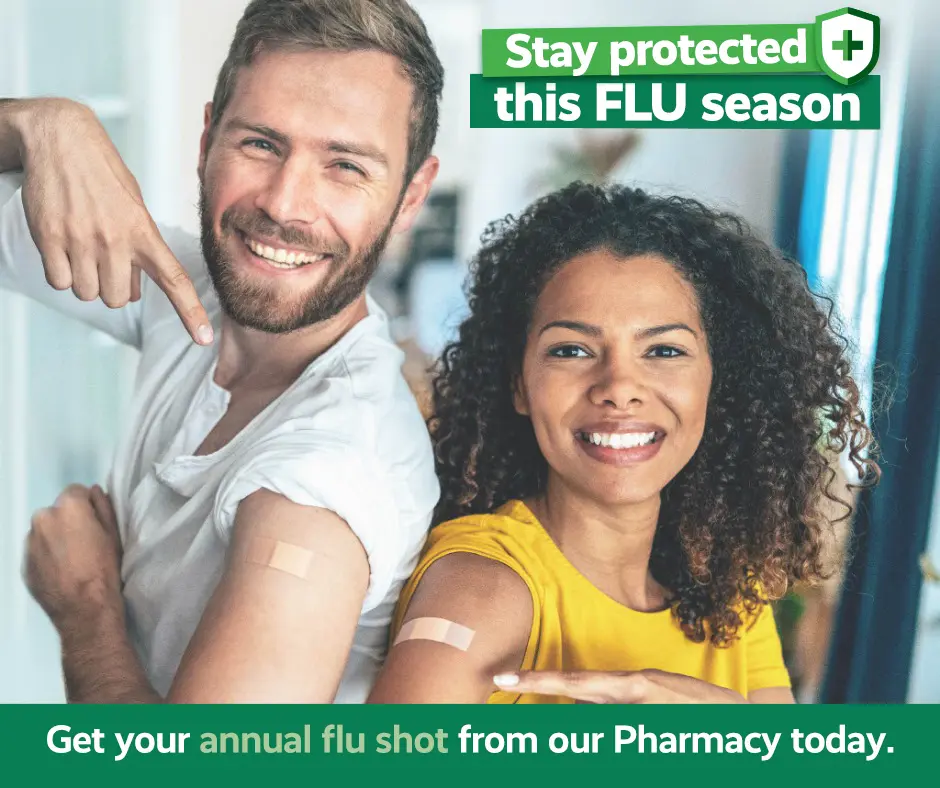 Stay Protected this FLU season. Get your annual flu shot from our Pharmacy today. | Life Pharmacy Group